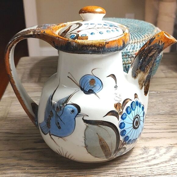 Ken Edwards Collection Extra Large Coffee Pot Hand Painted Signed - Picture 15 of 15